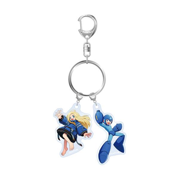 ロックマンDASH 鋼の冒険心 アクリルキーホルダー データ 未使用品 カプコン 『プラグマタ×ロックマン』 デュアル オーバーライド