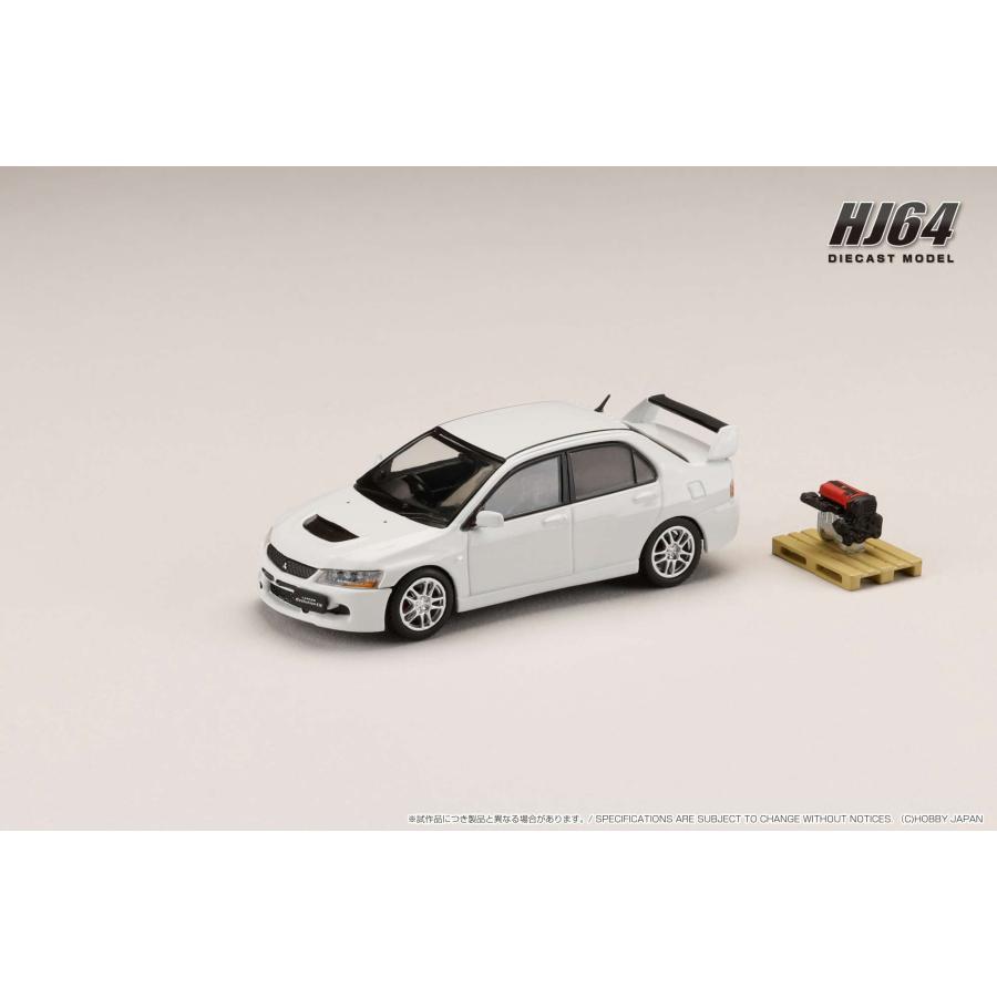 ホビージャパン 1/64 三菱ランサーエボリューション 9 GSR エンジン 
