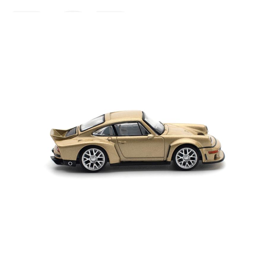 POP RACE 1/64 SINGER DLS TURBO (ROAD) - GOLD ミニカー PR640132