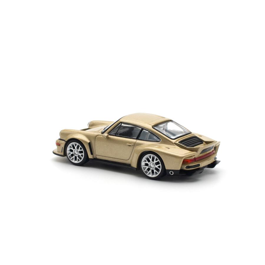 POP RACE 1/64 SINGER DLS TURBO (ROAD) - GOLD ミニカー PR640132