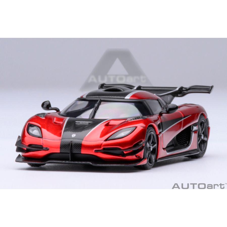 オートアート 1/64 ケーニグセグ One：1 (メタリック・レッド/カーボン