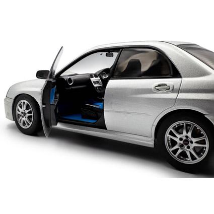 送料無料◇SOLIDO 1/18 スバル インプレッサ WRX STI 2003 (シルバー