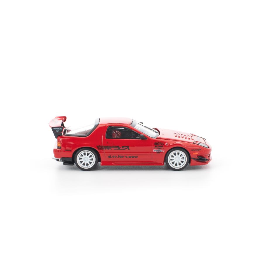 POP RACE 1/64 マツダ RX-7（FC3S）RE雨宮 レッド ミニカー PR640343