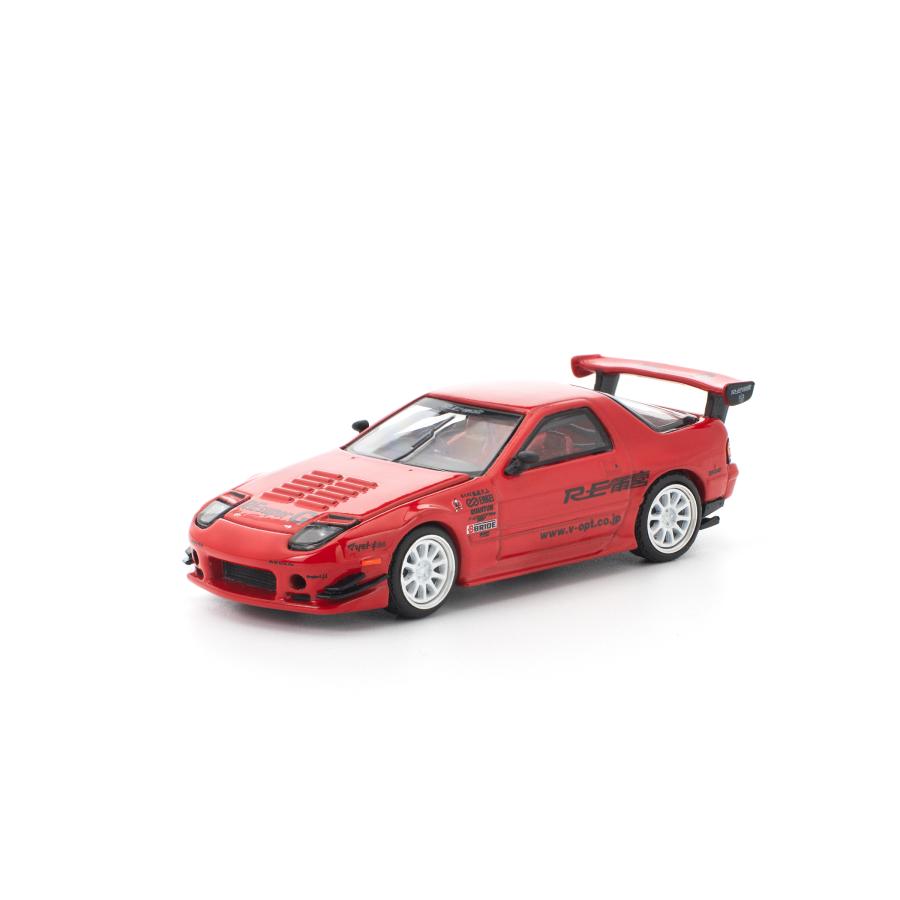 POP RACE 1/64 マツダ RX-7（FC3S）RE雨宮 レッド ミニカー PR640343