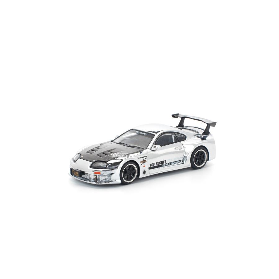 POP RACE 1/64 トップシークレット GT300 スープラ シルバークローム
