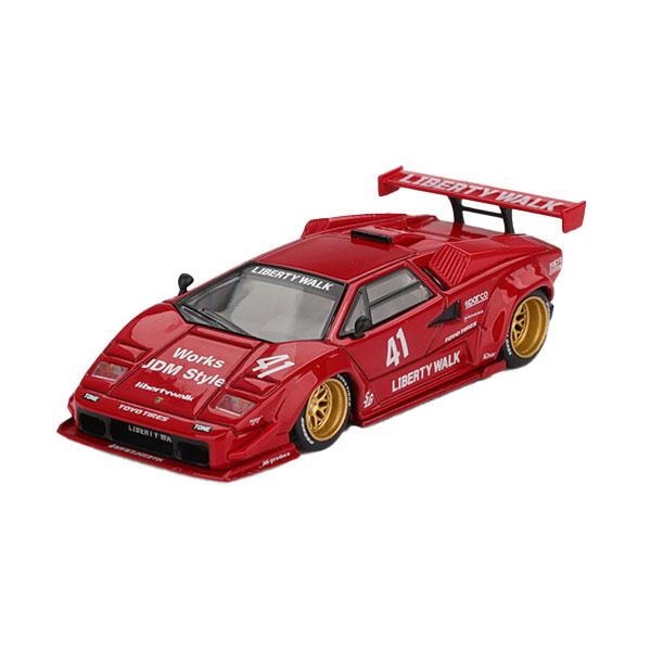 MINI-GT 1/64 ランボルギーニ カウンタック LB-WORKS レッド (左