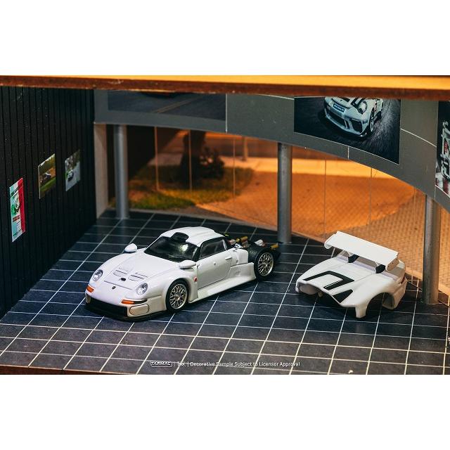 ターマック 1/64 ポルシェ・911 GT1 (ホワイト) 新金型 ターマック
