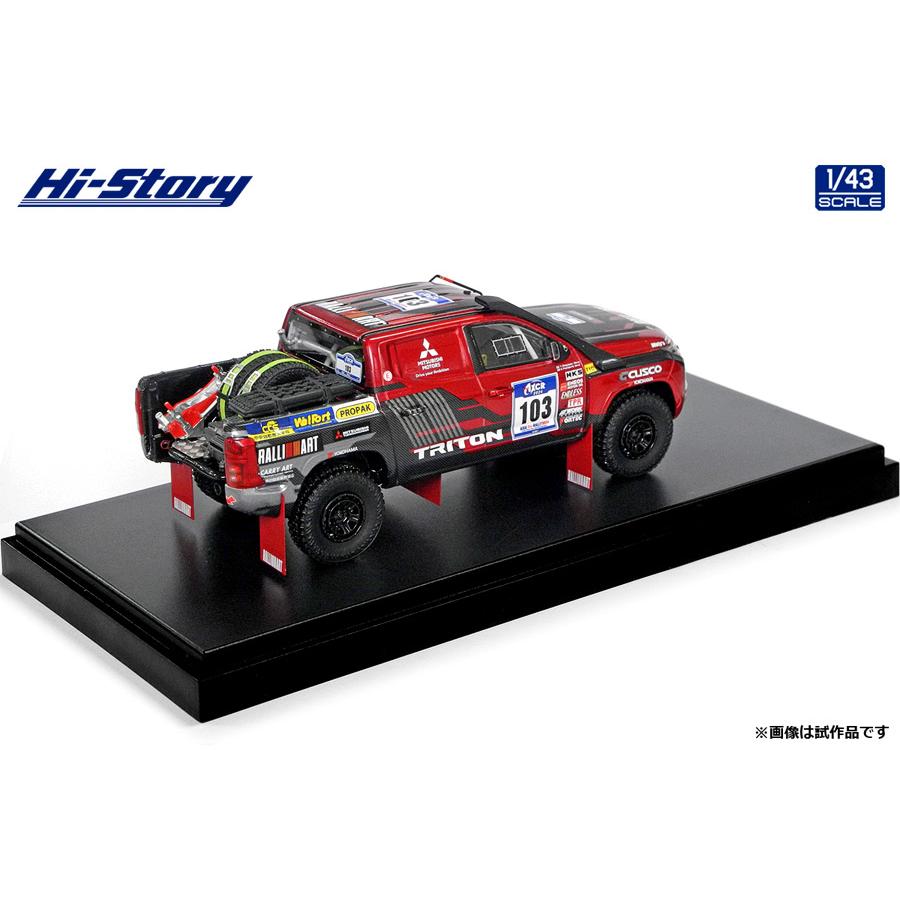 送料無料◇ハイストーリー 1/43 MITSUBISHI TRITON アジアクロス