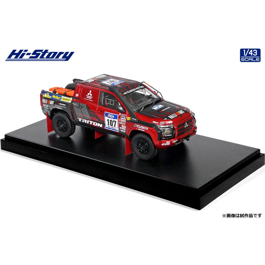 送料無料◇ハイストーリー 1/43 MITSUBISHI TRITON アジアクロス