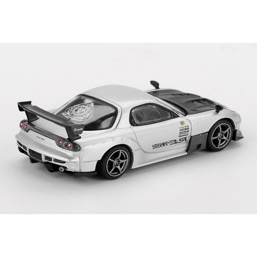 MINI-GT 1/64 マツダ RX-7 RE雨宮 シルバーメタリック (右ハンドル