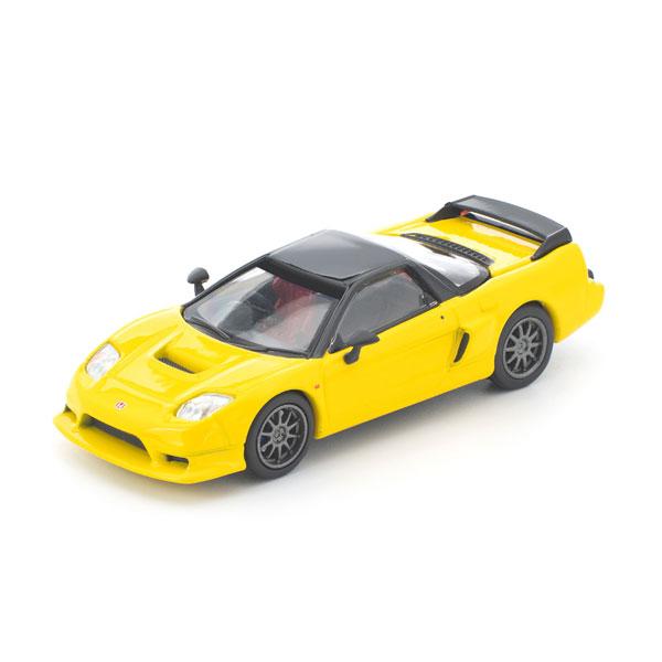 POP RACE 1/64 HONDA NSX-R YELLOW / ホンダ イエロー ミニカー