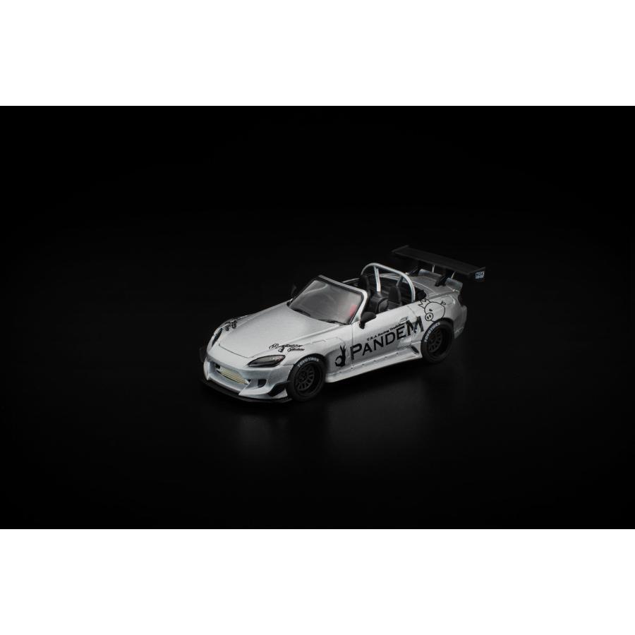 POP RACE 1/64 PANDEM S2000 シルバー SILVER ミニカー PR640451 【4月