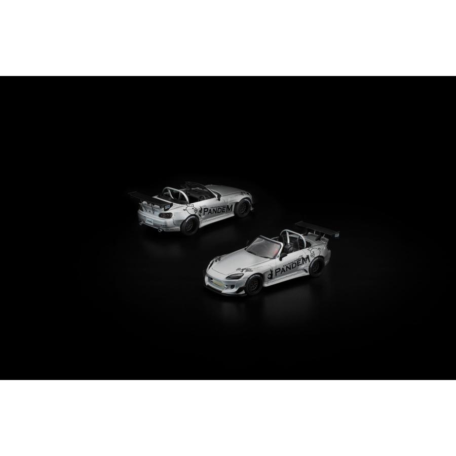 POP RACE 1/64 PANDEM S2000 シルバー SILVER ミニカー PR640451 【4月