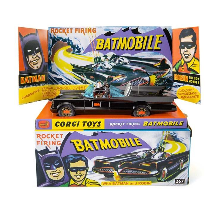 送料無料◇CORGI 1/50 バットモービル 1966TV バットマン＆ロビン