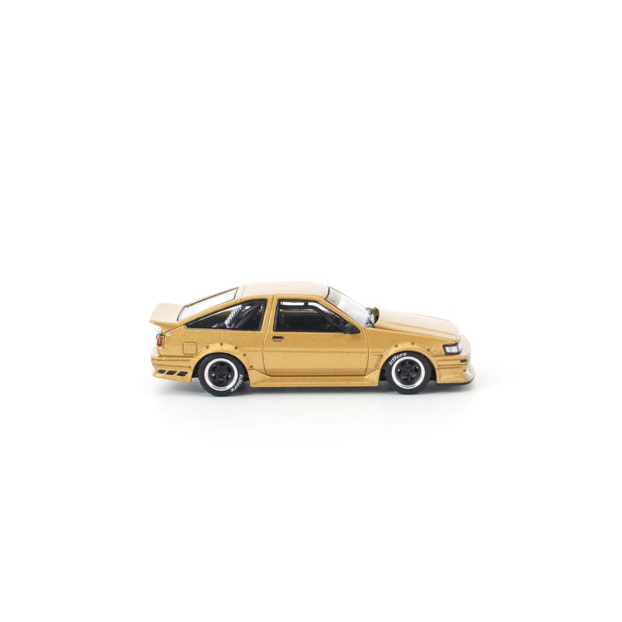 POP RACE 1/64 RWB AE86 GOLD ゴールド ミニカー PR640411 【未定予約