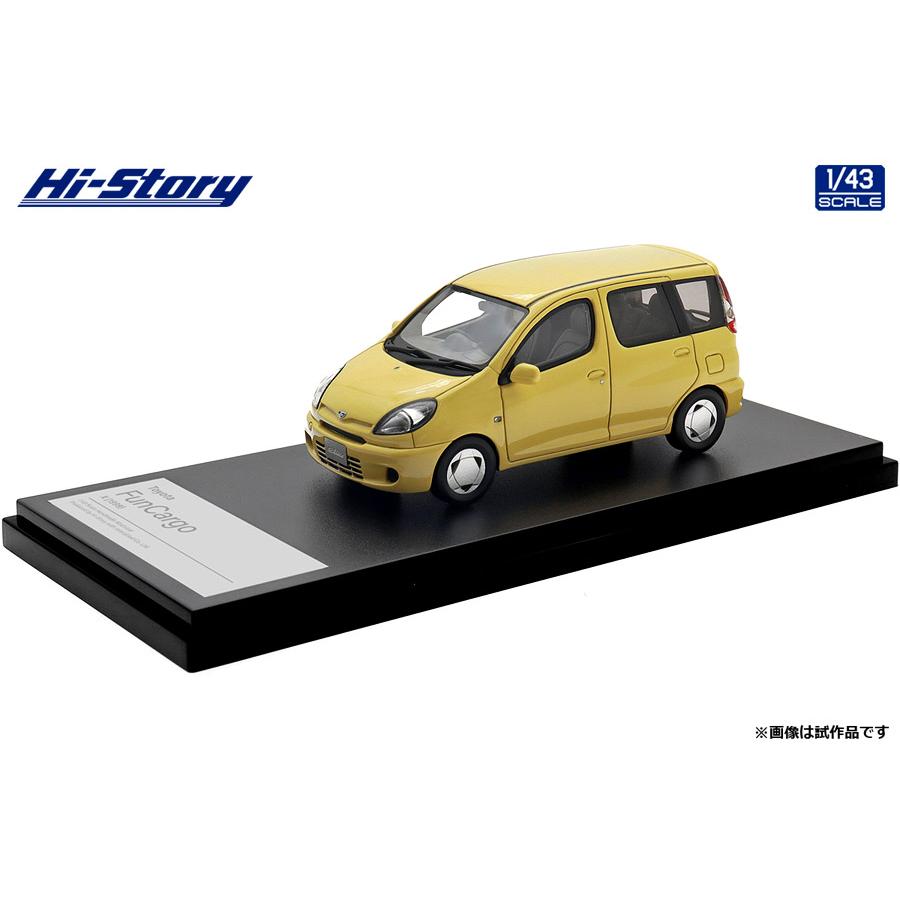 ハイストーリー 1/43 Toyota FunCargo X (1999) イエローマイカ