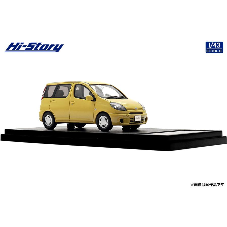 ハイストーリー 1/43 Toyota FunCargo X (1999) イエローマイカ