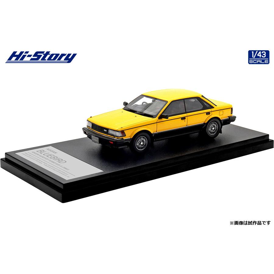 ハイストーリー 1/43 NISSAN BLUEBIRD 4DOOR HARDTOP TURBO SSS-S