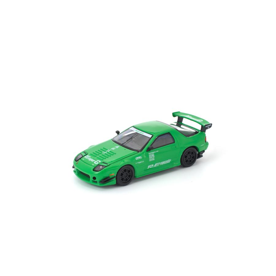 POP RACE 1/64 マツダ RX-7 (FC3S) RE雨宮 グリーン ミニカー PR640339