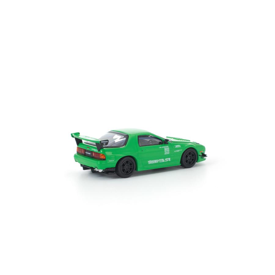 POP RACE 1/64 マツダ RX-7 (FC3S) RE雨宮 グリーン ミニカー PR640339