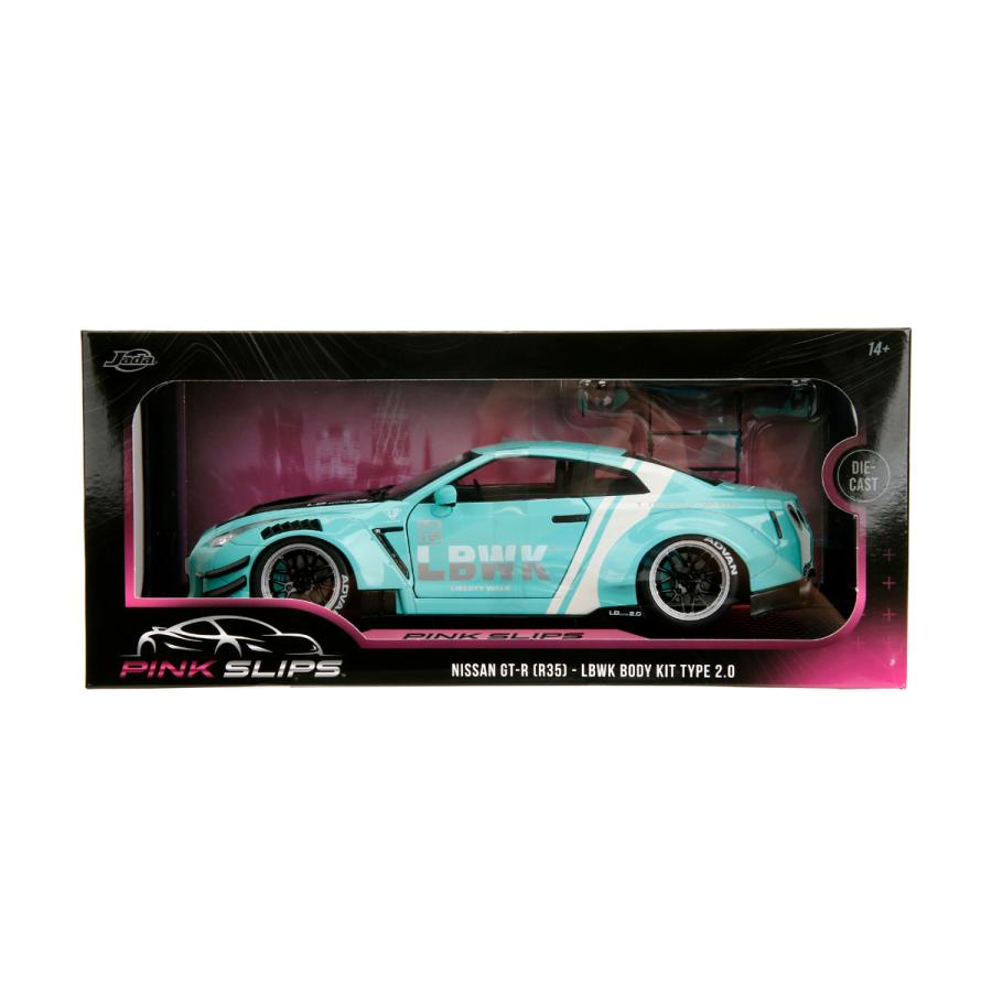 送料無料◇Jada Toys PINK SLIPシリーズ 1/18 ニッサン GT-R (R35