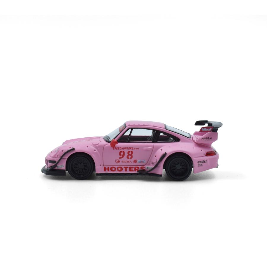 MODEL 1/64 RWB 993 Hooters Matte Pink 98 ミニカー MM64-RWB993-007