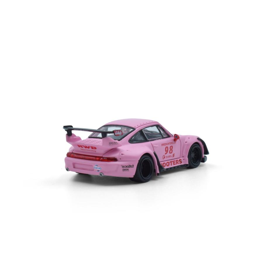 MODEL 1/64 RWB 993 Hooters Matte Pink 98 ミニカー MM64-RWB993-007