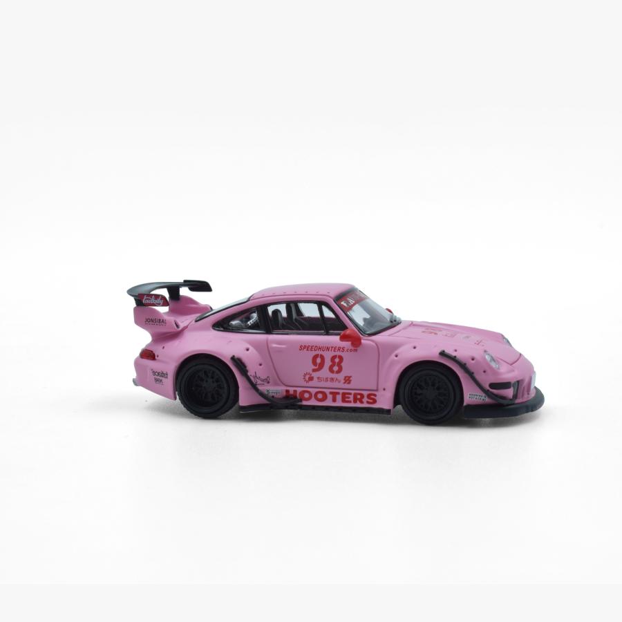 MODEL 1/64 RWB 993 Hooters Matte Pink 98 ミニカー MM64-RWB993-007