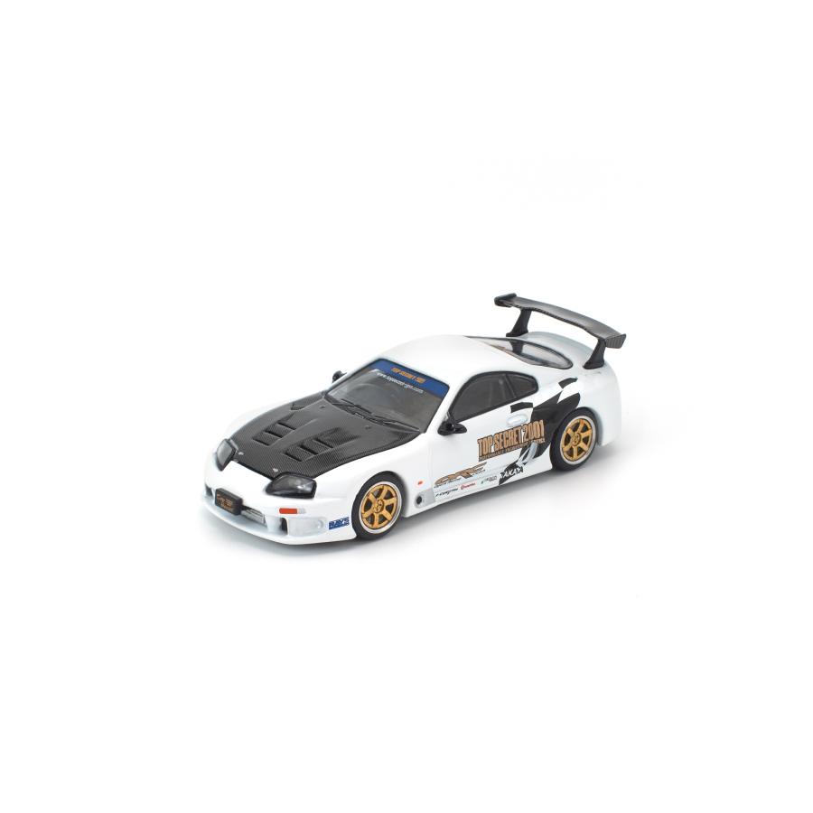 POP RACE 1/64 トップシークレット GT300 スープラ (ホワイト
