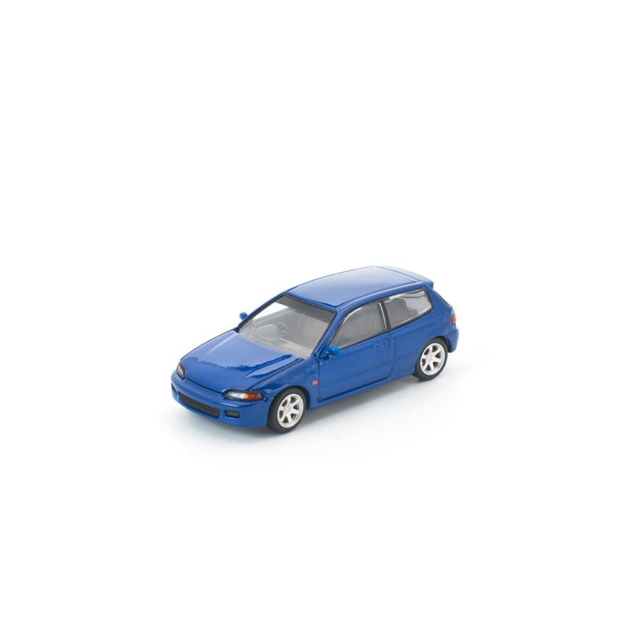 ミニカー Thee POP RACE 1/64 ホンダ シビック EG6 (ブルー) ミニカー PR640475 【7月