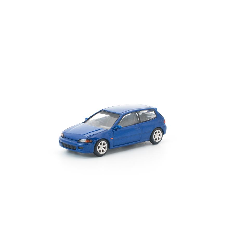シビック EG6 ワイドボディ 2種セット　新品未開封品 POP RACE 1/64 ホンダ シビック EG6 (ブルー) ミニカー PR640475