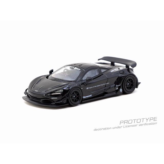 ターマック 1/64 リバティーウォーク LB-WORKS 720S (ブラック