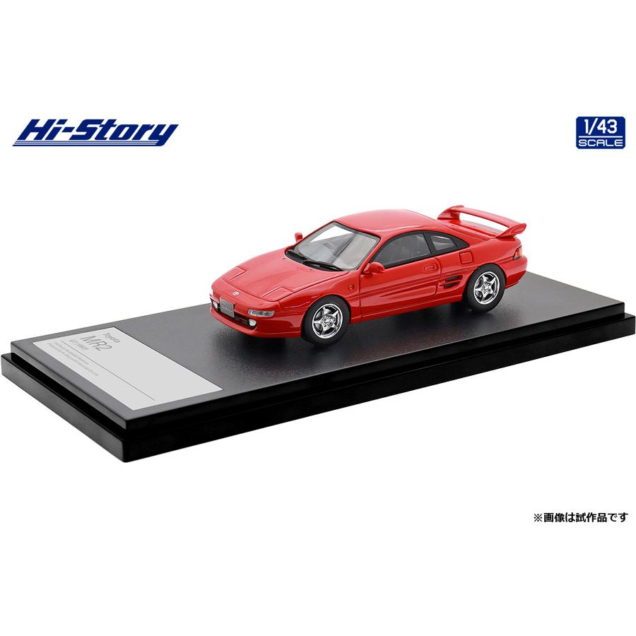 ハイストーリー 1/43 Toyota MR2 GT (1997) スーパーレッドII ミニカー