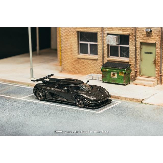 [未使用]  1 Series ミニカー 1:43 ブラック ターマック 1/64 ケーニグセグ One:1 KNC ミニカー T64G-TL054-KNC