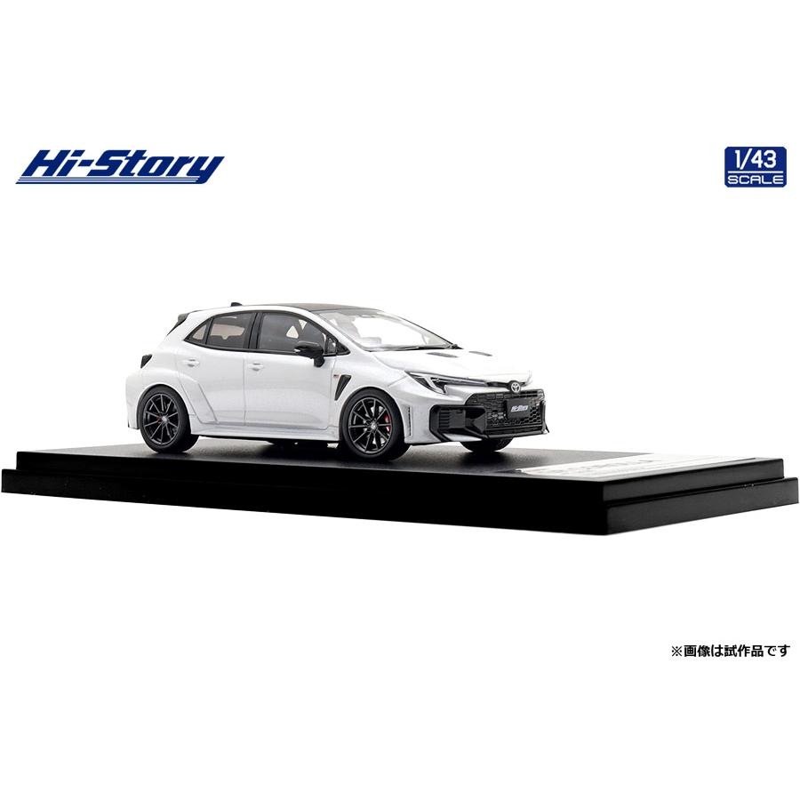 ハイストーリー 1/43 Toyota GR COROLLA RZ (2025) プラチナホワイト