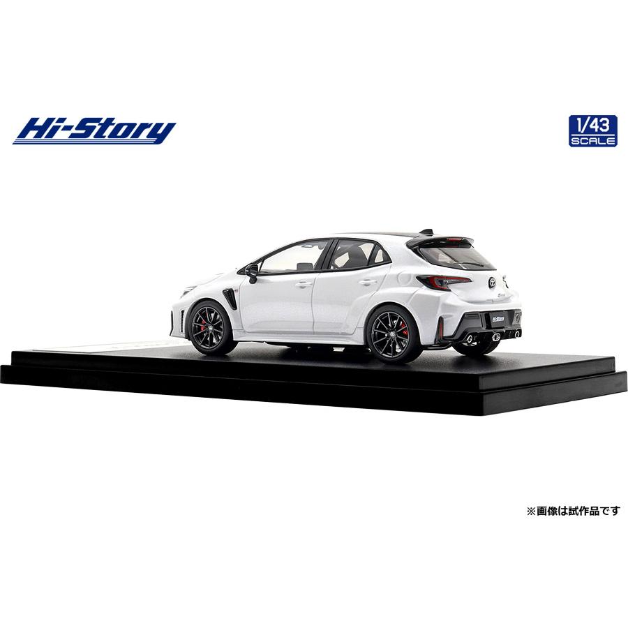ハイストーリー 1/43 Toyota GR COROLLA RZ (2025) プラチナホワイト