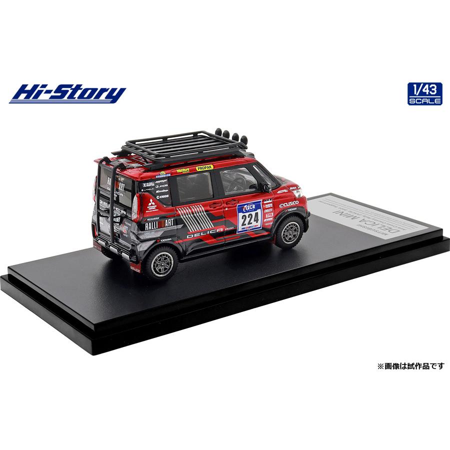 送料無料◇ハイストーリー 1/43 MITSUBISHI DELICA MINI アジアクロス