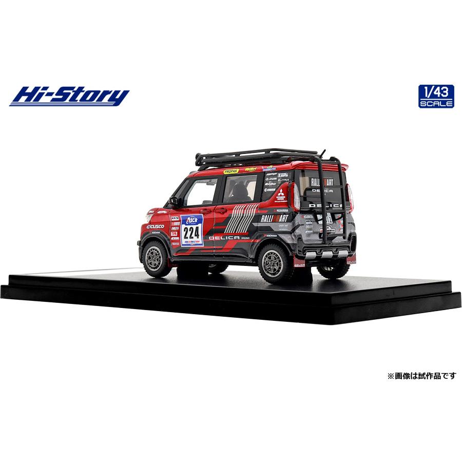 送料無料◇ハイストーリー 1/43 MITSUBISHI DELICA MINI アジアクロス
