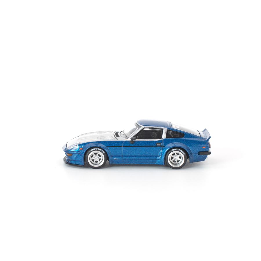 POP RACE 1/64 PANDEM 280ZX BLUE (パンデム ブルー) ダイキャスト