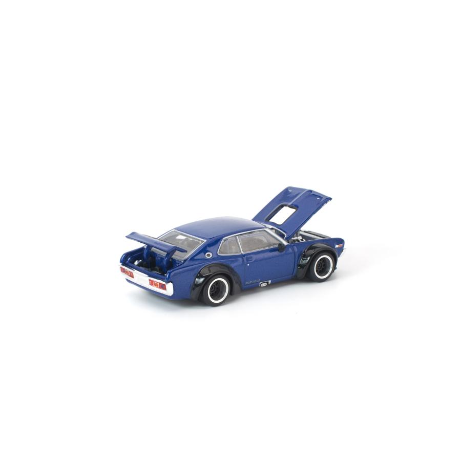 1/64 三菱 トラクターヘッド ダイキャスト製ミニカー（ブルー） POP RACE 1/64 LAUREL C130 BLUE (ローレル ブルー) ダイキャスト