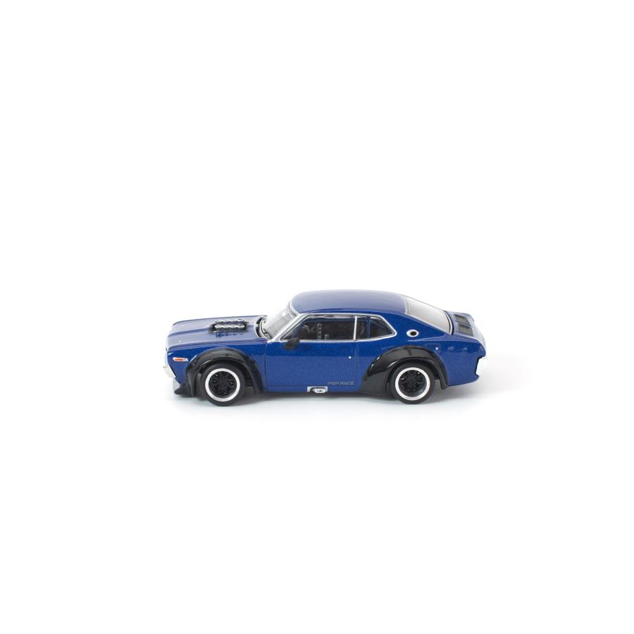 POP RACE 1/64 LAUREL C130 BLUE (ローレル ブルー) ダイキャスト