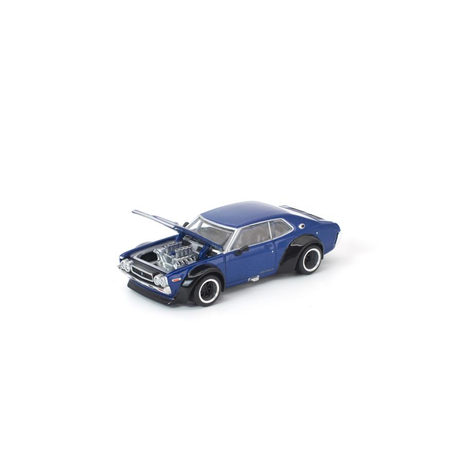 JOAL ROC F7 ダイキャストミニカー 1:35 POP RACE 1/64 LAUREL C130 BLUE (ローレル ブルー) ダイキャスト