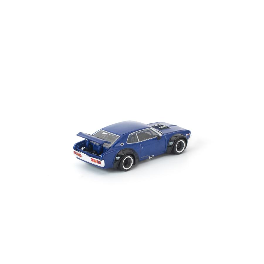 POP RACE 1/64 LAUREL C130 BLUE (ローレル ブルー) ダイキャスト
