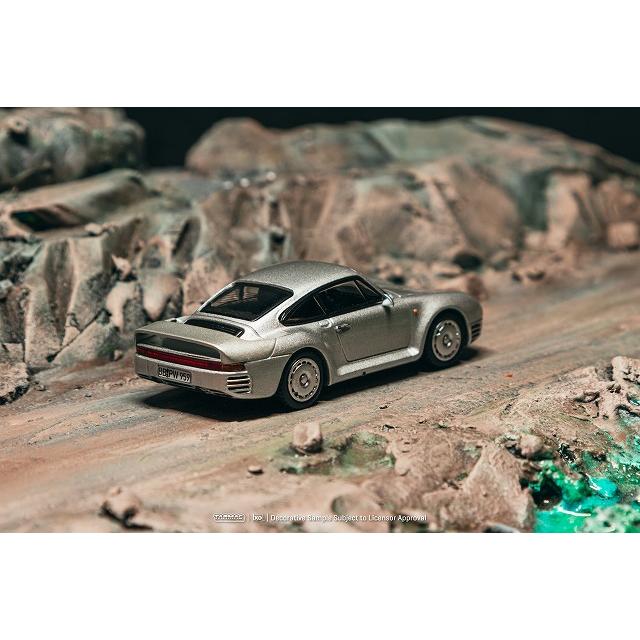 ターマック 1/64 ポルシェ・959 (シルバー) ミニカー T64G-068-SL