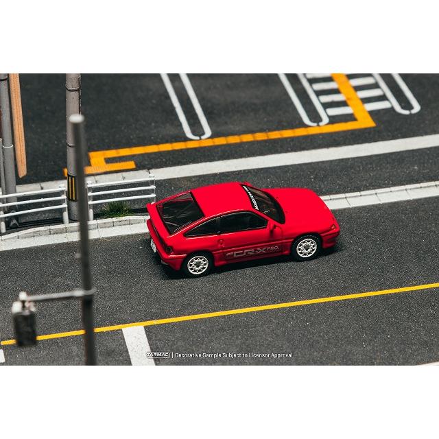 ターマック 1/64 ホンダ バラードスポーツ 無限 CR-X PRO (レッド