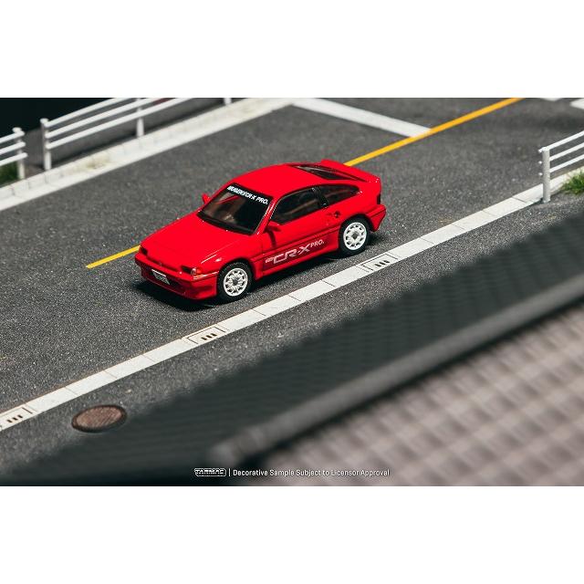 ターマック 1/64 ホンダ バラードスポーツ 無限 CR-X PRO (レッド