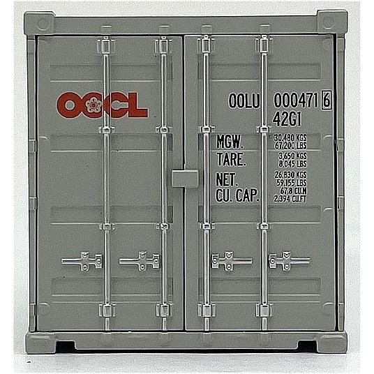 送料無料◆京商 KYOSHOオリジナル 1/43 UD クオンGK 日本トレクス コンテナ セミトレーラー (ブラック/OOCLコンテナ) ミニカー KS03939A 【未定予約】の画像