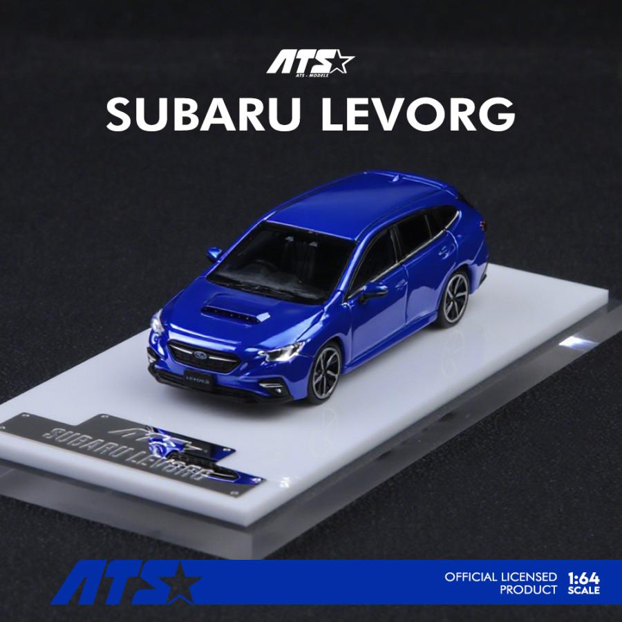 ATS-MODELS 1/64 スバル・レヴォーグ (2代目) VN型 (メタリックブルー