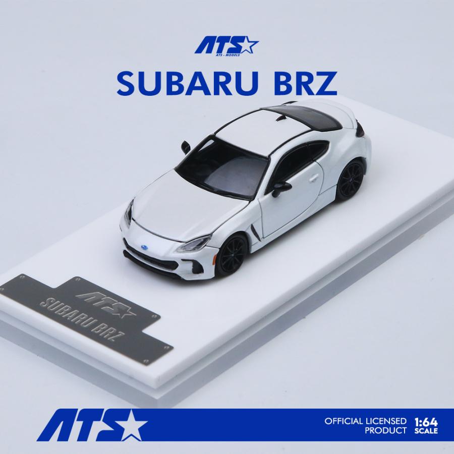 ATS-MODELS 1/64 スバル・BRZ (2代目) (ホワイト) ミニカー ATS880402