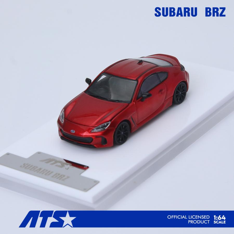 ATS-MODELS 1/64 スバル・BRZ (2代目) (メタリックレッド) ミニカー